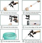 Upgraded Fish Tank Gravel Cleaner with Long Nozzle