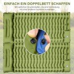 Yuzonc Selbstaufblasende Isomatte mit Kissen