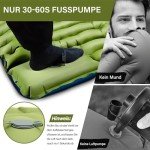 Yuzonc Selbstaufblasende Isomatte mit Kissen