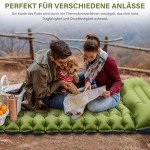 Yuzonc Selbstaufblasende Isomatte mit Kissen