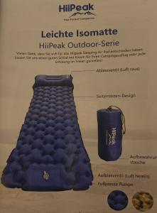 HiiPeak selbstaufblasende Isomatte für Camping