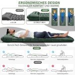 Selbstaufblasende Isomatte für Festival-Camping