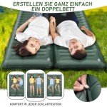 Selbstaufblasende Isomatte für Festival-Camping