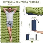 Yuzonc Selbstaufblasende Isomatte mit Kissen