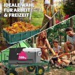Grüner Klappbarer Bollerwagen für Festival & Garten