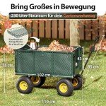 Gardebruk® Klappbarer Transportwagen für Festivals