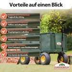 Gardebruk® Klappbarer Transportwagen für Festivals