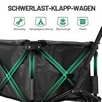 TIMBER RIDGE XXL Faltbarer Camping-Wagen mit Getränkehalter