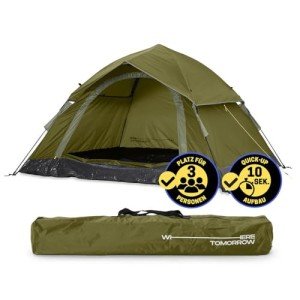 Leichtes Pop-Up Zelt für Festivals und Trekking