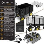 KESSER® Bollerwagen 550kg – Vielseitiger Transportwagen