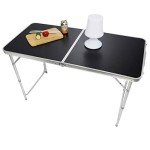 Höhenverstellbarer Klapptisch für Camping & Festivals