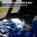 TIMBER RIDGE Wasserdichtes Tunnelzelt für 2-3 Personen
