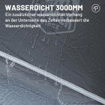 TIMBER RIDGE Wasserdichtes Tunnelzelt für 2-3 Personen