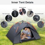 Amflip 2-Personen Automatisches Pop-Up Zelt