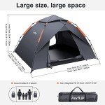 Amflip 2-Personen Automatisches Pop-Up Zelt