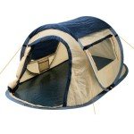 Quiki Pop-Up Zelt für 2 Personen - Creme/Blau