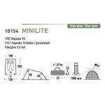 High Peak Minilite 2-Personen Campingzelt, leicht und wasserdicht