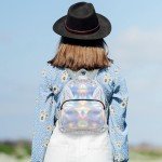 Holografischer Rucksack für Festivals und Reisen