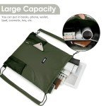 WANDF Kordelzug-Rucksack mit Schulterpolster – Dunkelgrün