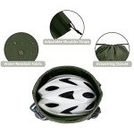 WANDF Kordelzug-Rucksack mit Schulterpolster – Dunkelgrün