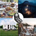 Camping Geschirr Set für 4 Personen – Edelstahl