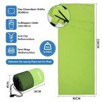 Ultraleichter Seideschlafsack für Festivals und Reisen