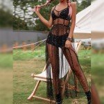 Odizli Damen Festival Outfit mit Tüll und Glitzer