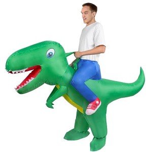 Aufblasbares Dino Kostüm für Erwachsene – 3 Teile
