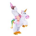 Aufblasbares Einhorn Kostüm für Halloween und Karneval