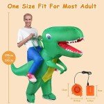 Aufblasbares Dino Kostüm für Erwachsene – 3 Teile