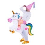 Aufblasbares Einhorn Kostüm für Halloween und Karneval