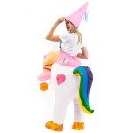 Aufblasbares Einhorn Kostüm für Halloween und Karneval