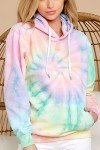Buntes Y2K Batik Hoodie für Damen und Teens