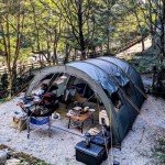 CampFeuer Relax6 Zelt für 6 Personen - Grün/Grau
