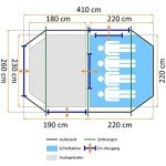 CampFeuer Super+ Tunnelzelt für 4 Personen