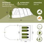 Skandika Nordland Tunnelzelt für 4 Personen