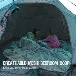 PORTAL Kuppelzelt für 3-4 Personen mit Vorzelt