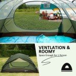 Bessport Ultraleichtes 1-Personen Campingzelt für Festivals