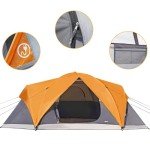 Amazon Basics 8-Personen Kuppelzelt mit Regenschutz