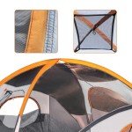 Amazon Basics 8-Personen Kuppelzelt mit Regenschutz