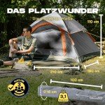 Leichtes Pop-Up Zelt für Festivals und Trekking