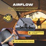 Leichtes Pop-Up Zelt für Festivals und Trekking