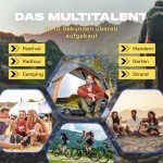 Leichtes Pop-Up Zelt für Festivals und Trekking