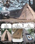OneTigris Tipi Zelt für 4-6 Personen