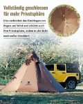 OneTigris Tipi Zelt für 4-6 Personen