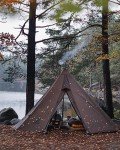 OneTigris Tipi Zelt für 4-6 Personen