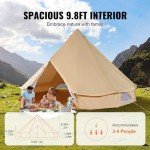 VEVOR 3x2m Glockenzelt für Camping-Abenteuer