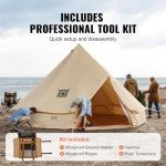 VEVOR 3x2m Glockenzelt für Camping-Abenteuer