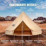 VEVOR 3x2m Glockenzelt für Camping-Abenteuer