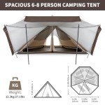 Naturehike Tipi Zelt für 5-8 Personen